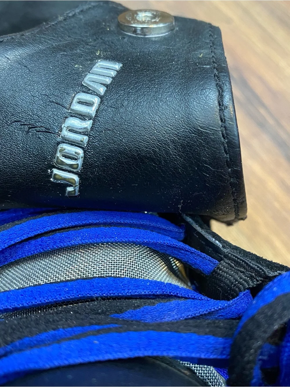 Nike Air Jordan 18 OG 2003 Black Sport Royal Size 10 Rare Vintage Read